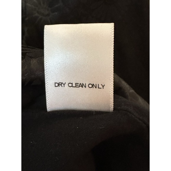 Altar'd State Jocelyn Floral Daisy Puff Sleeve Satin Mini Dress Black Sz M - Picture 5 of 8